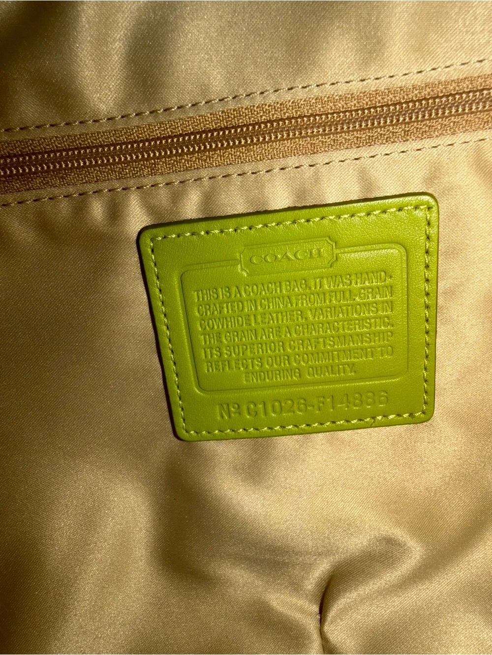 Coach Light Green/Lime and Mint/Seafoam Leather Laura Hobo Shoulder Bag